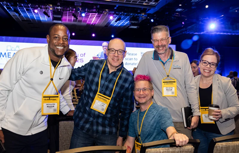 Group of learning professionals